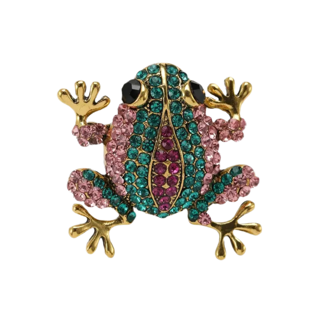 Prendedor ranita bi color