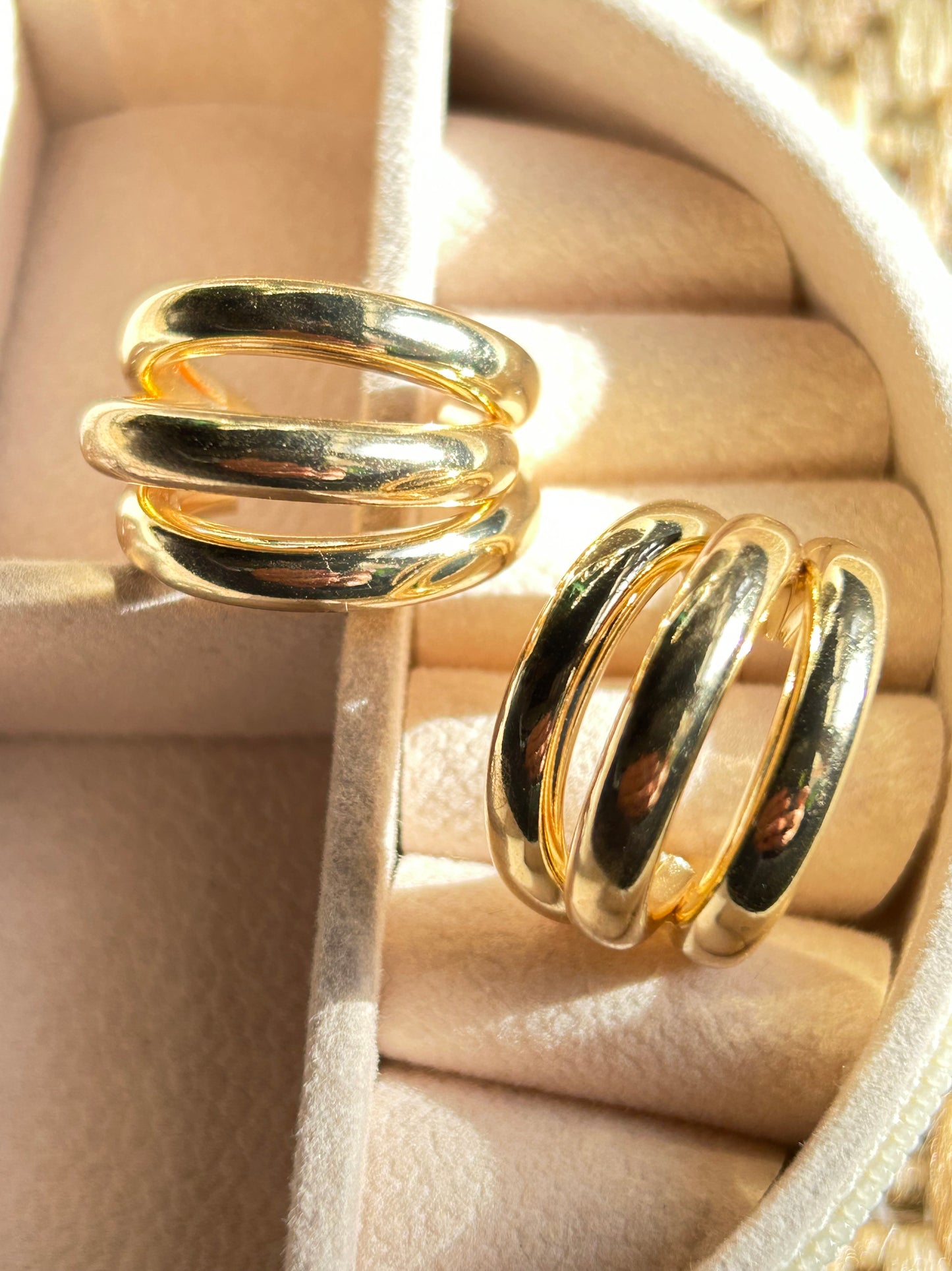 Aros círculo triple