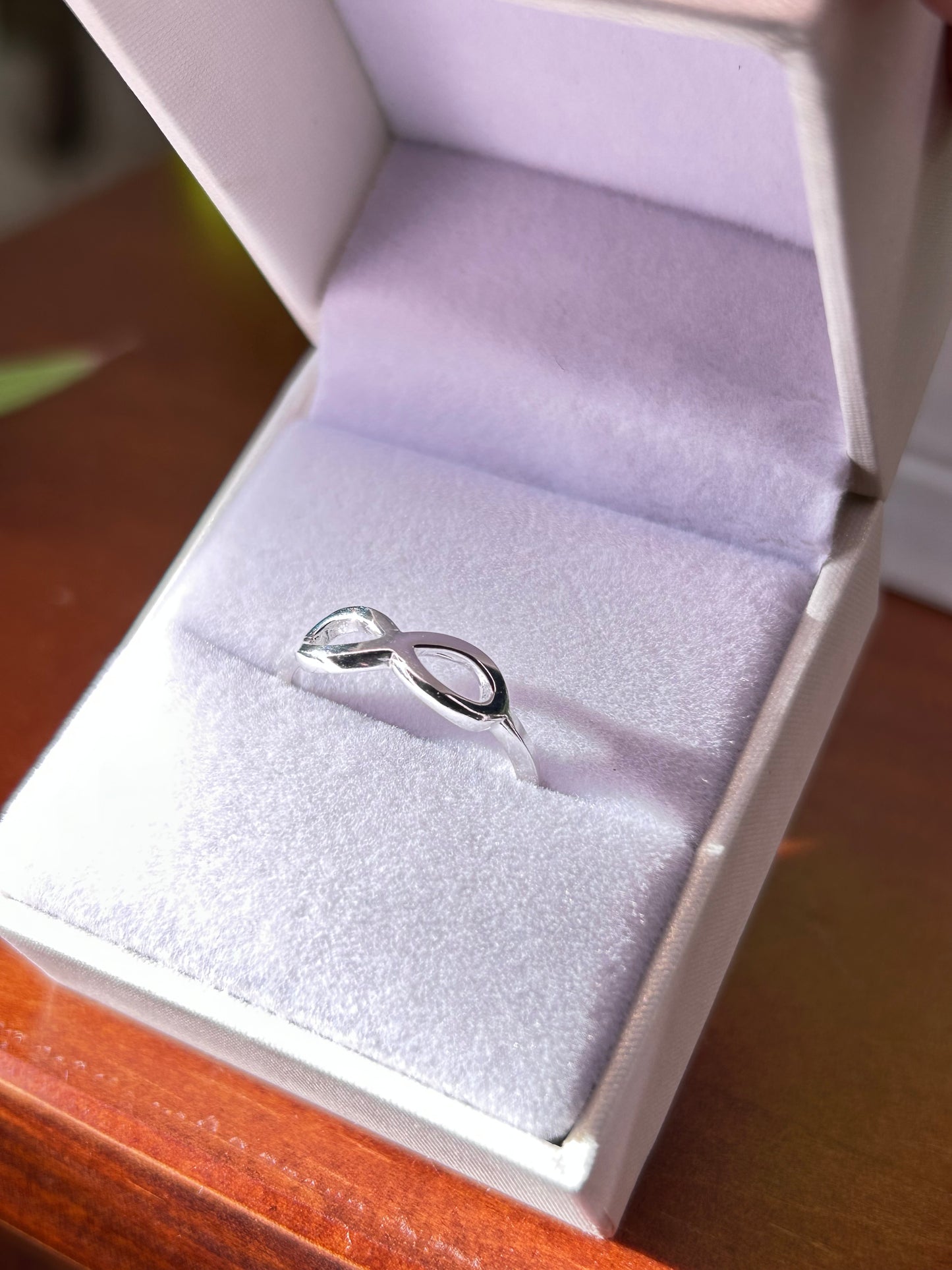 Anillo infinito liso