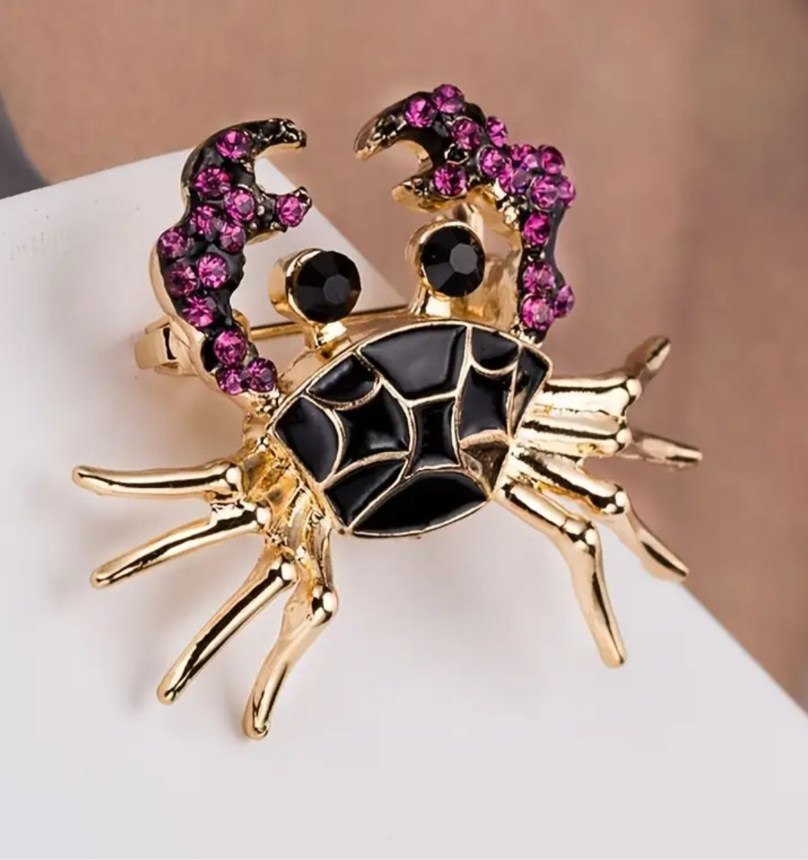 Prendedor Cangrejo Gold