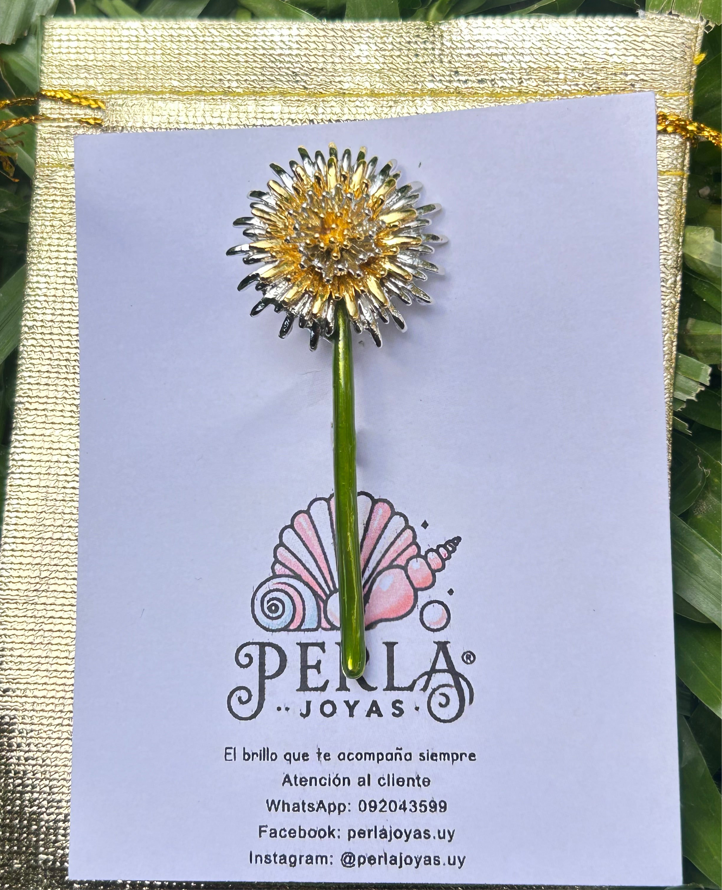 Prendedor Diente de León