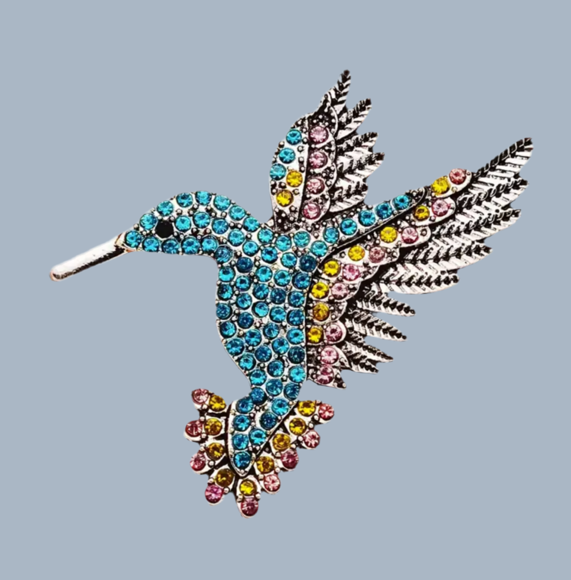 Prendedor Colibrí Blue