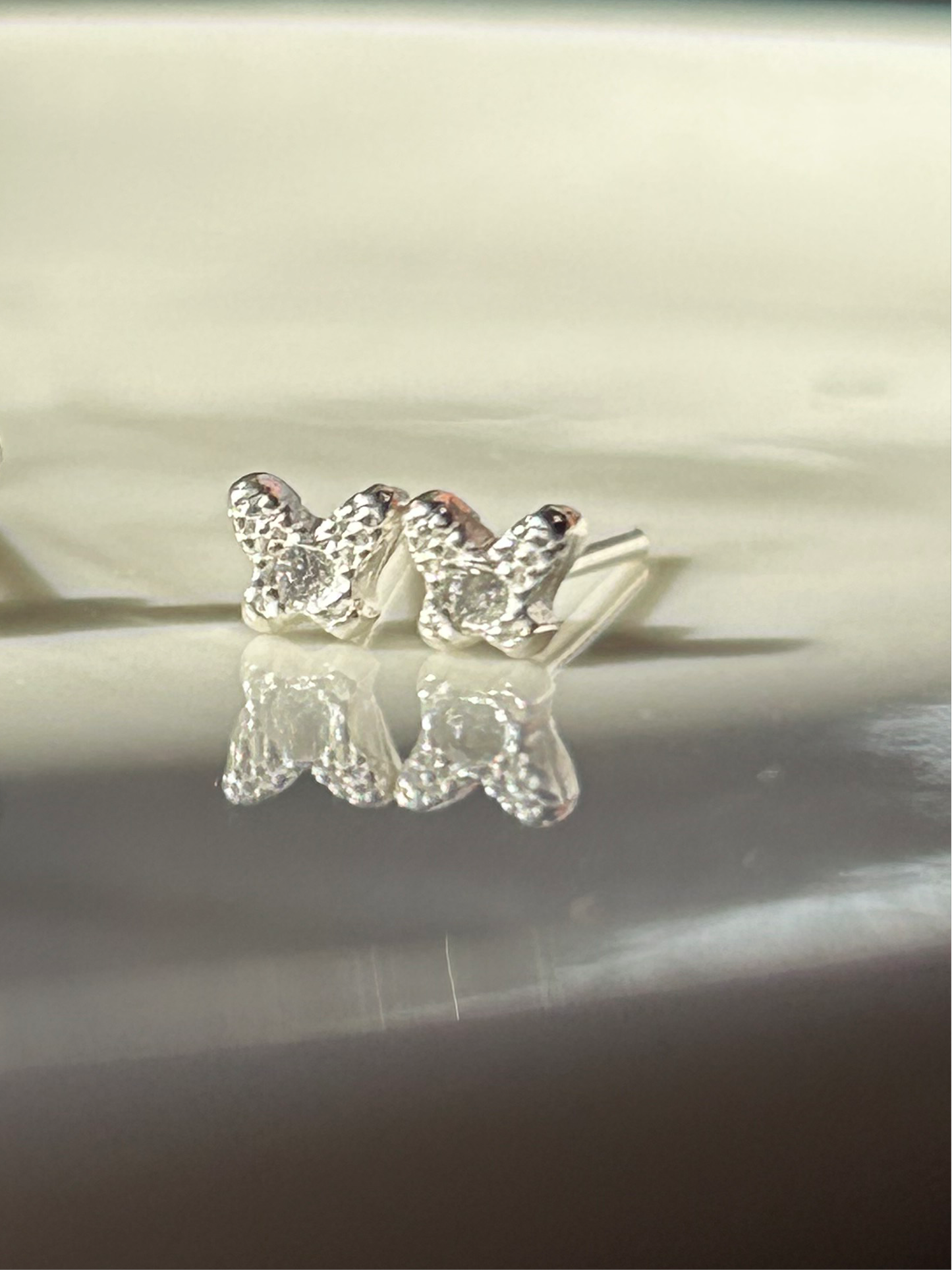 Caravanas mini mariposas