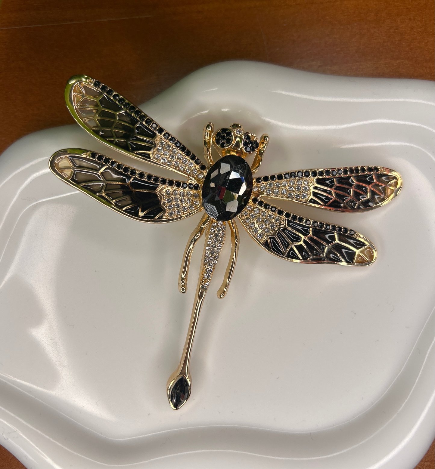 Prendedor Libélula Black XL