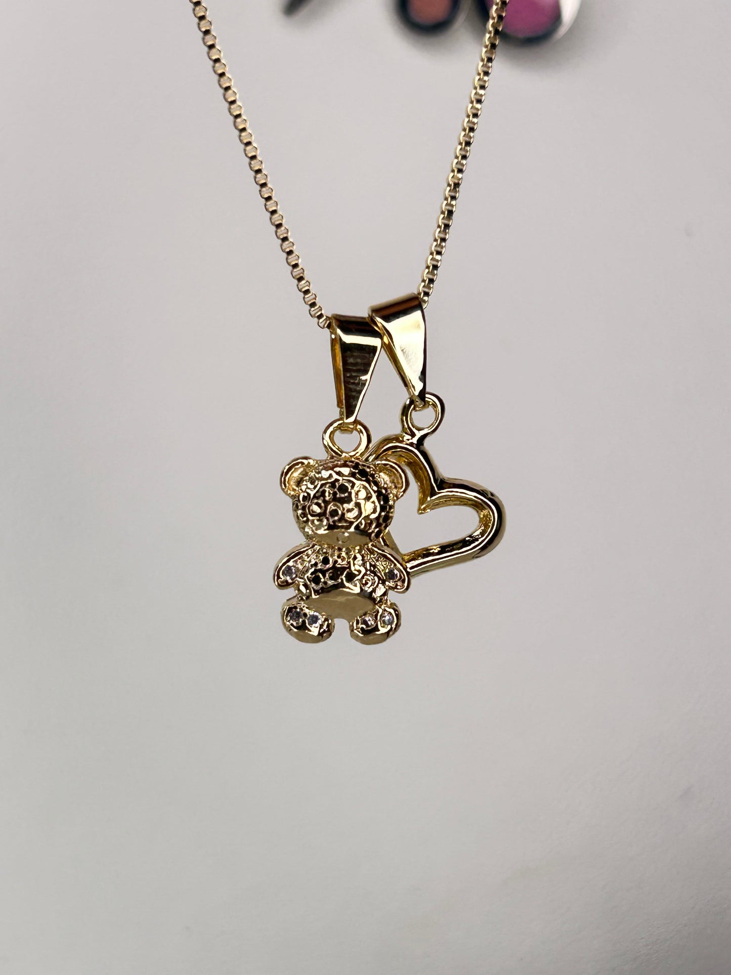 Conjunto osito corazón