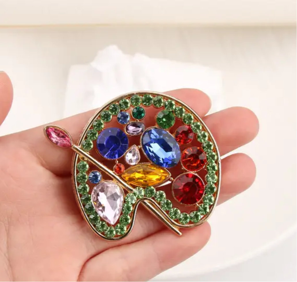 Prendedor paleta pintor