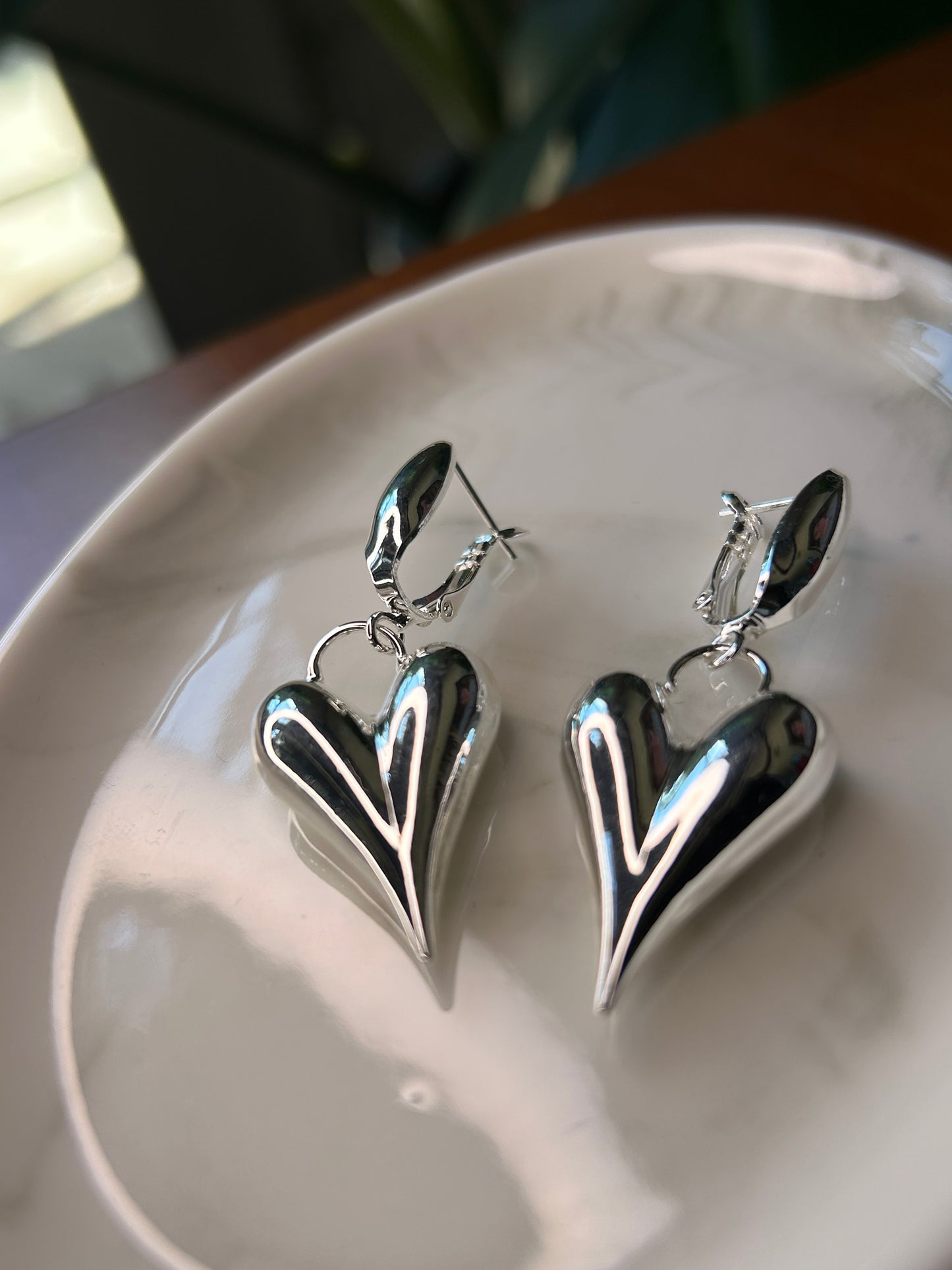 Aros Chunky plateados