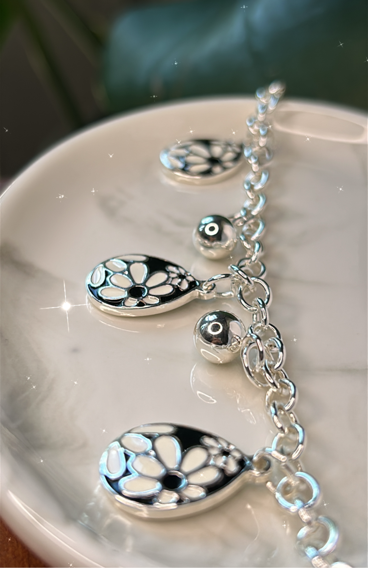 Pulsera gotas bl/ng