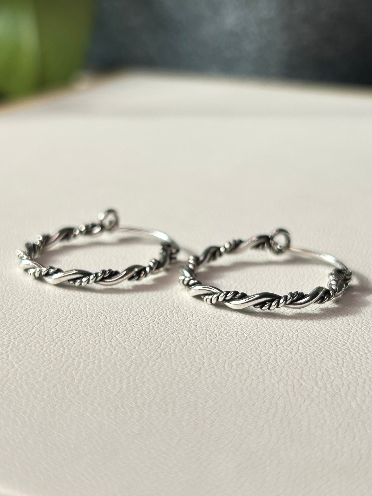 Aros trenzados Bali