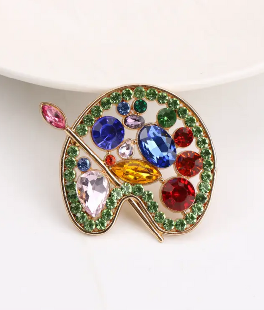 Prendedor paleta pintor