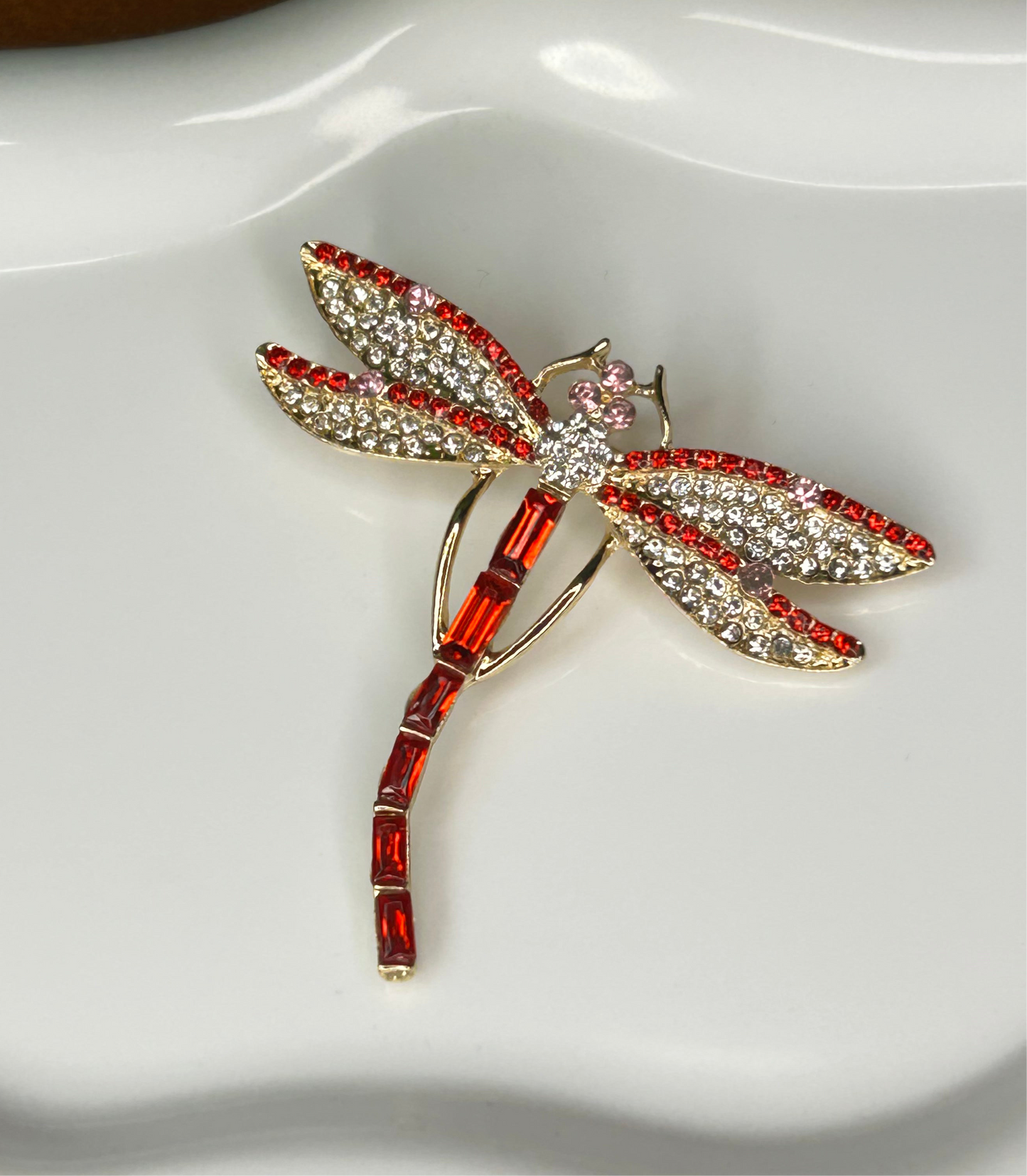 Prendedor Libélula Red