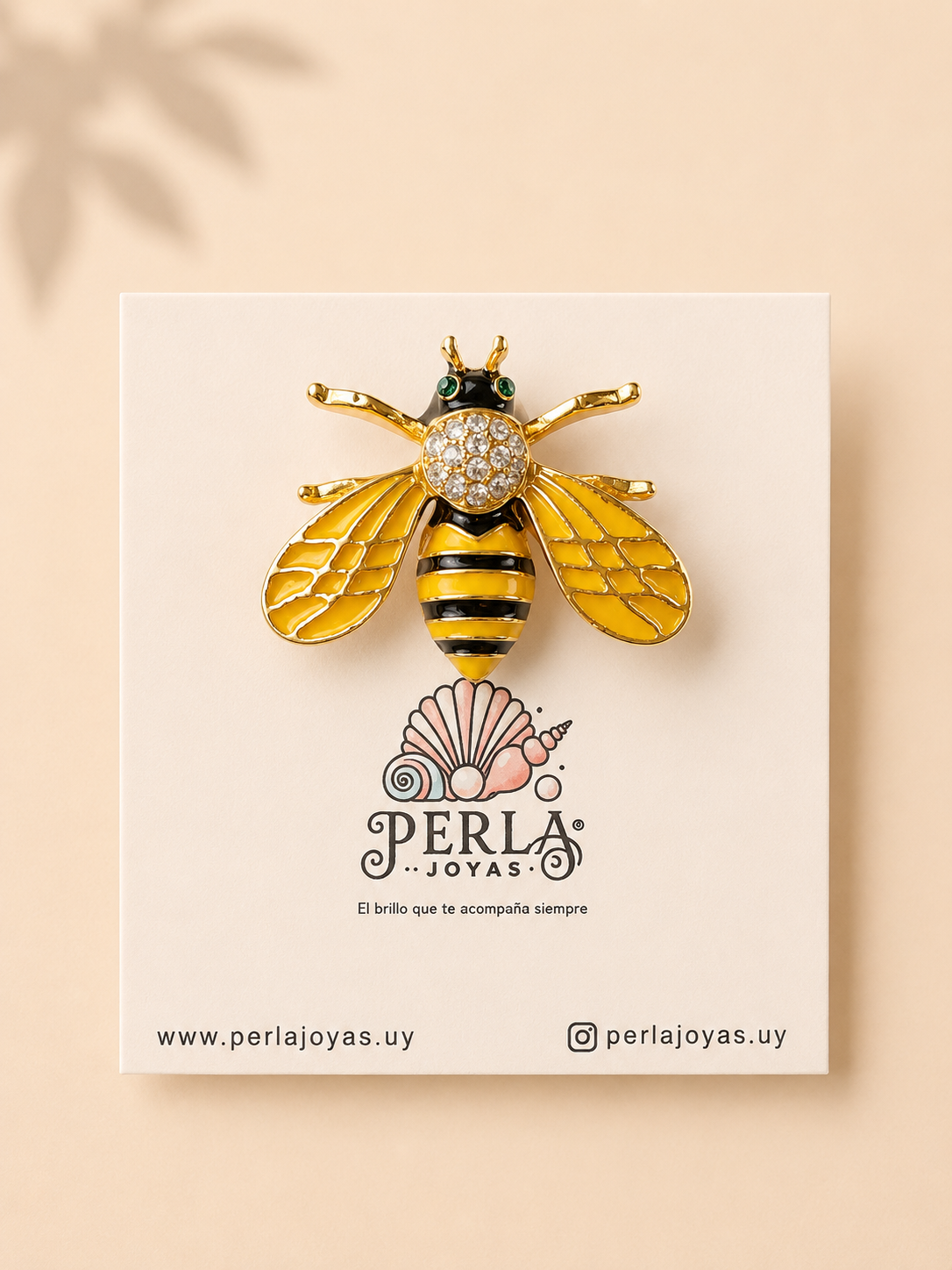 Prendedor Bee Yellow