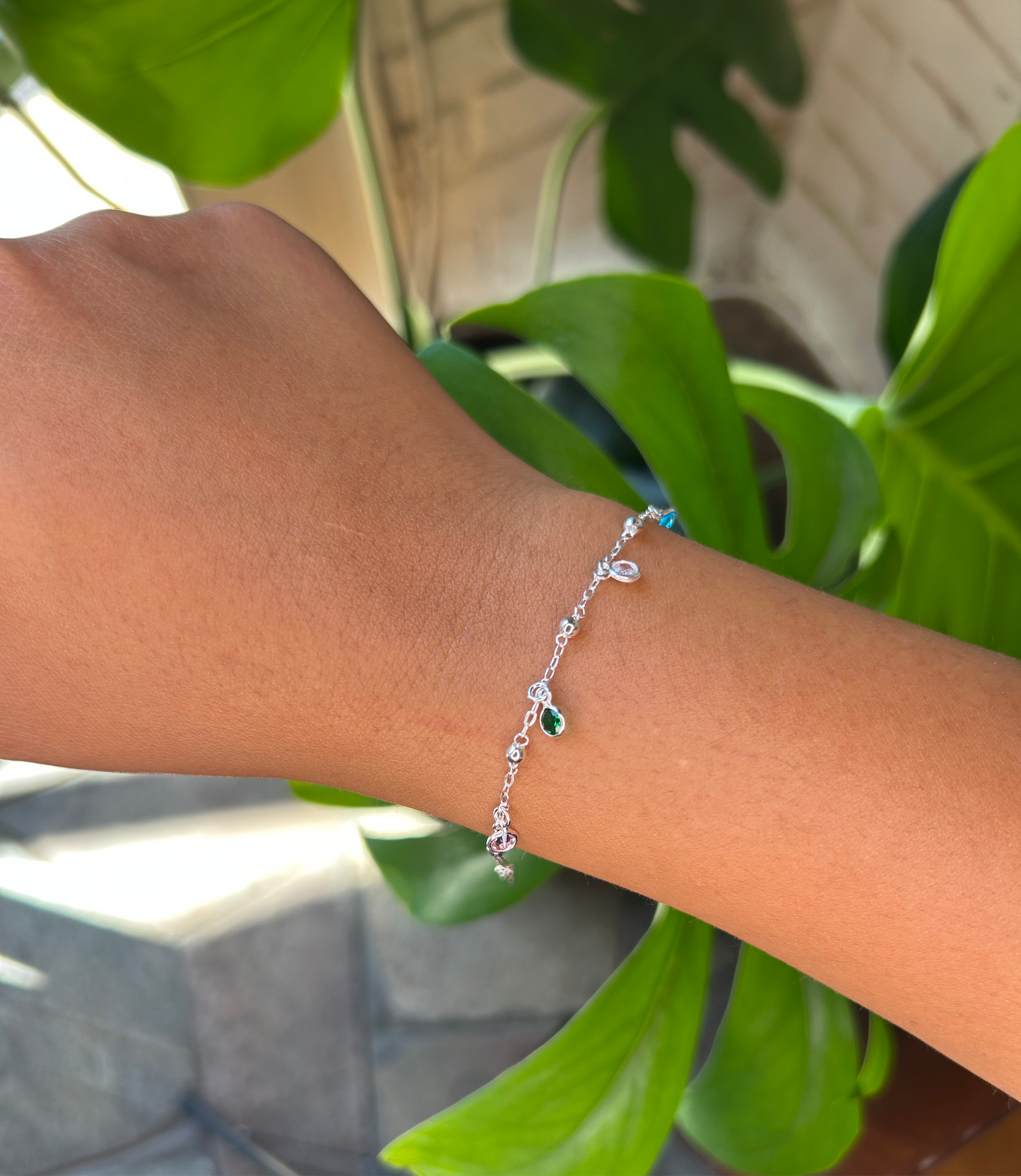 Pulsera multi puntos de luz colores