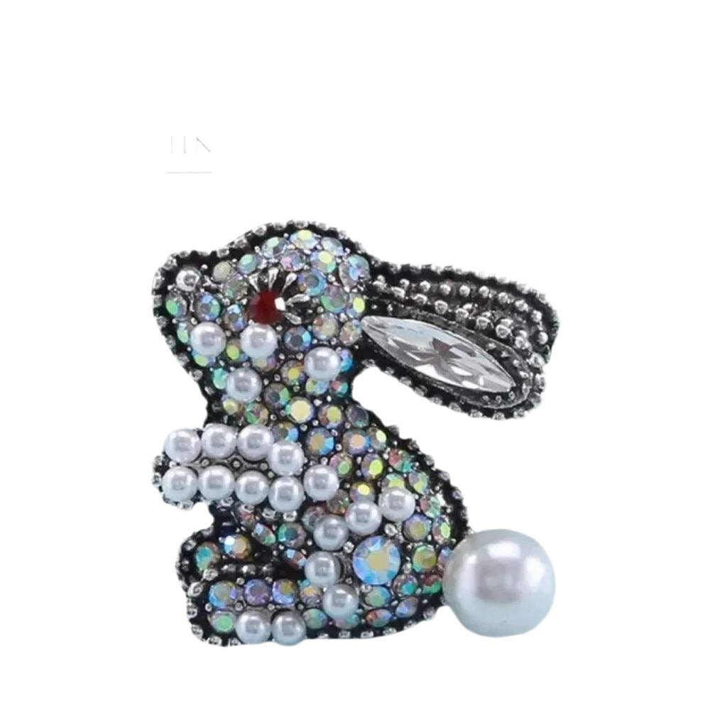 Prendedor Conejo Silver