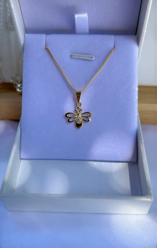 Conjunto abejita circonias