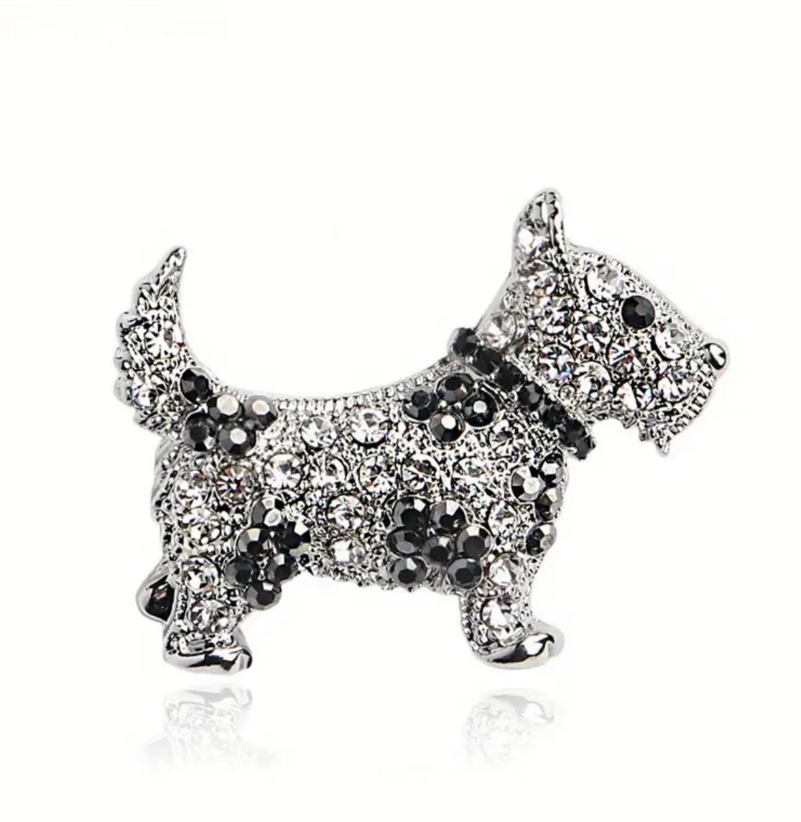 Prendedor Cachorro Cristal