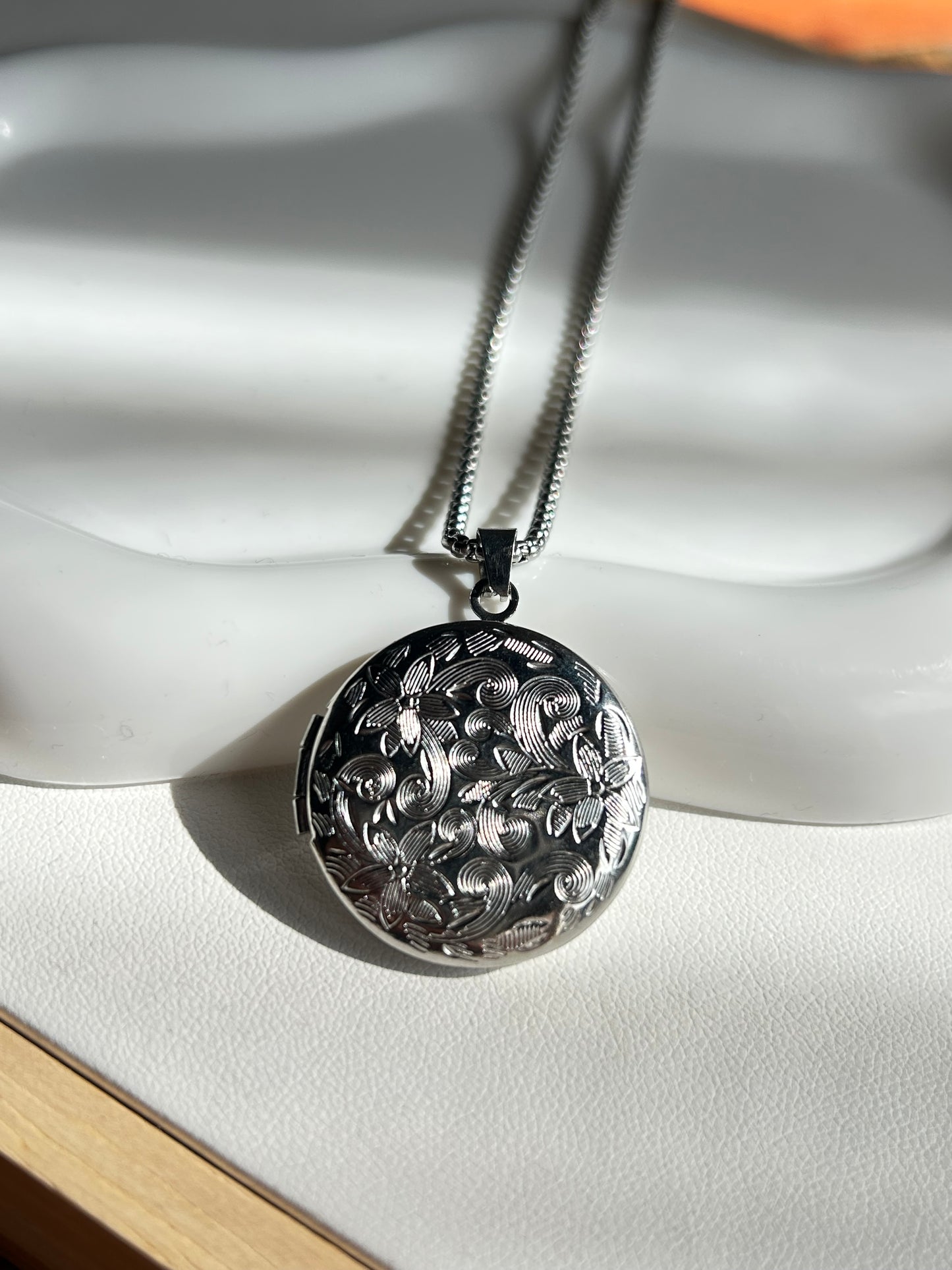 Collar relicario Silver