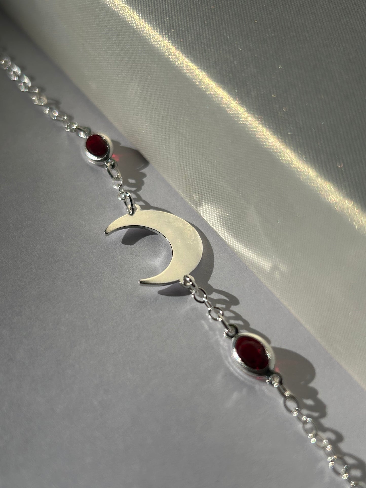 Pulsera luna 2 circonias
