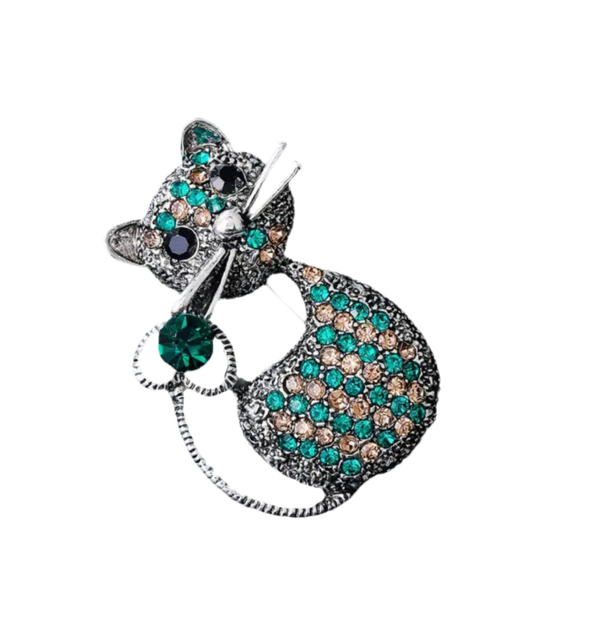 Prendedor Gato green