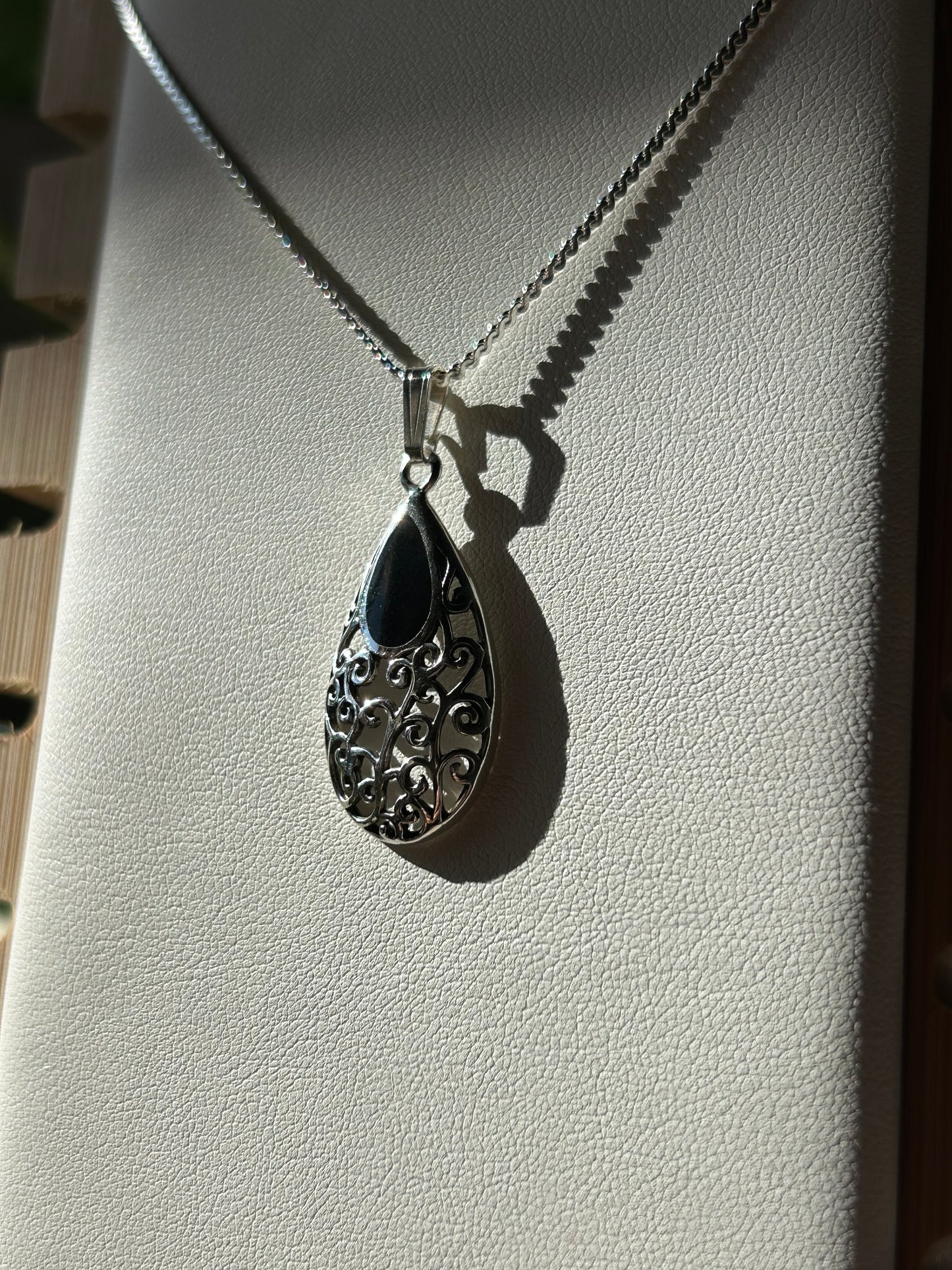 Dije Oval mandala Ónix