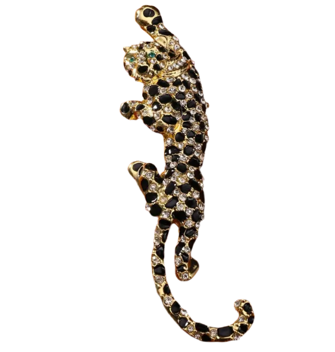 Prendedor leopardo