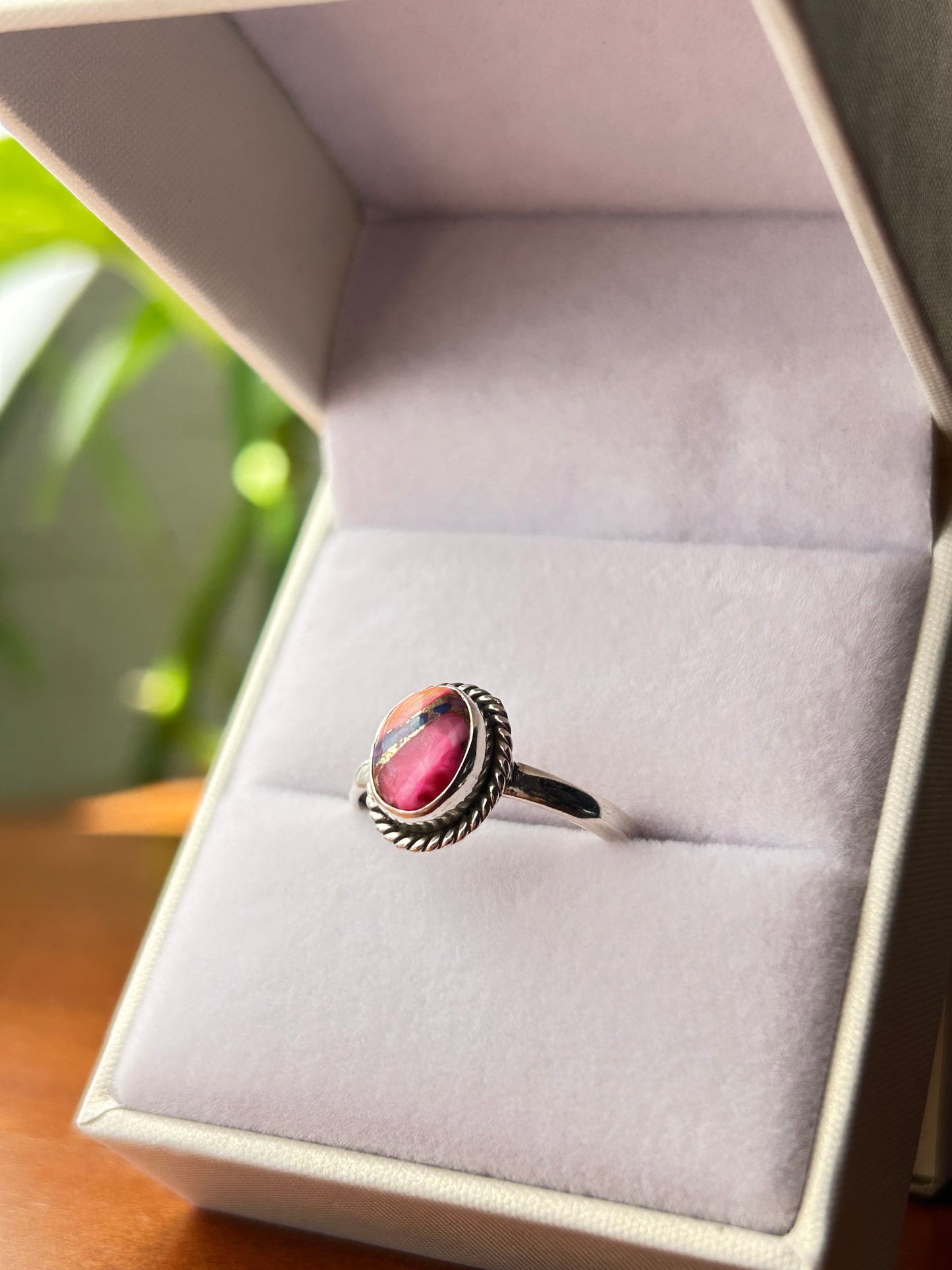 Anillo Turquesa Rosa