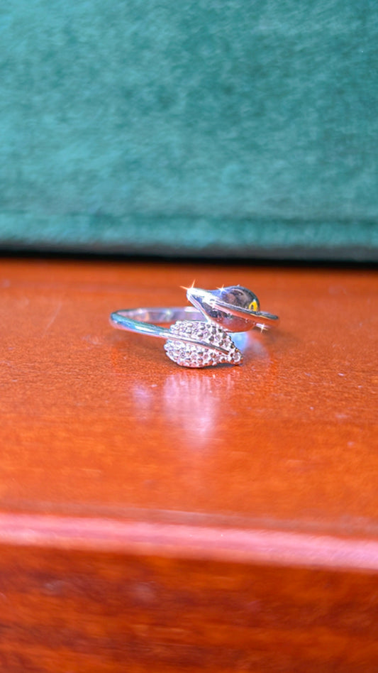 Anillo dos hojitas