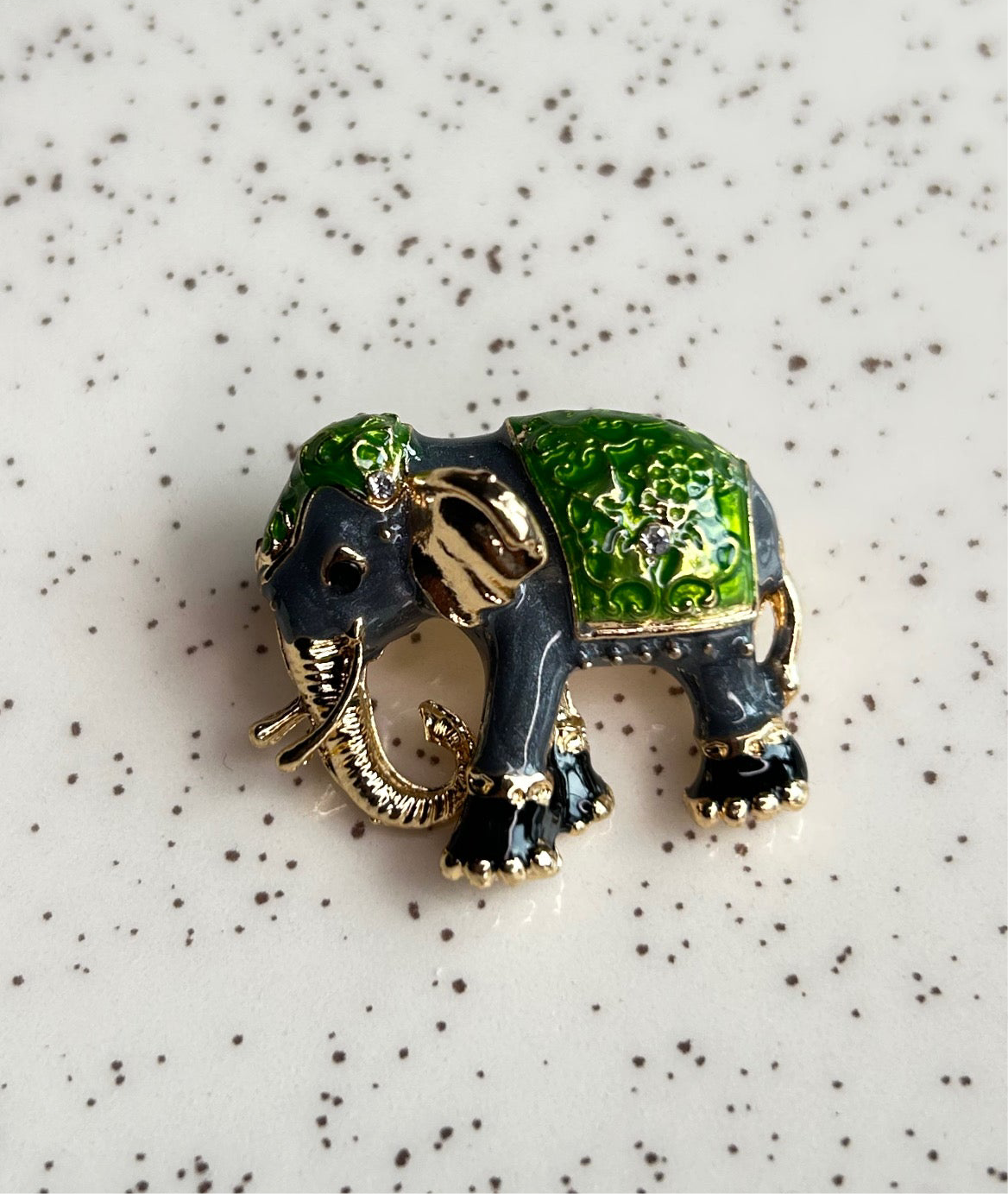 Prendedor elefante india