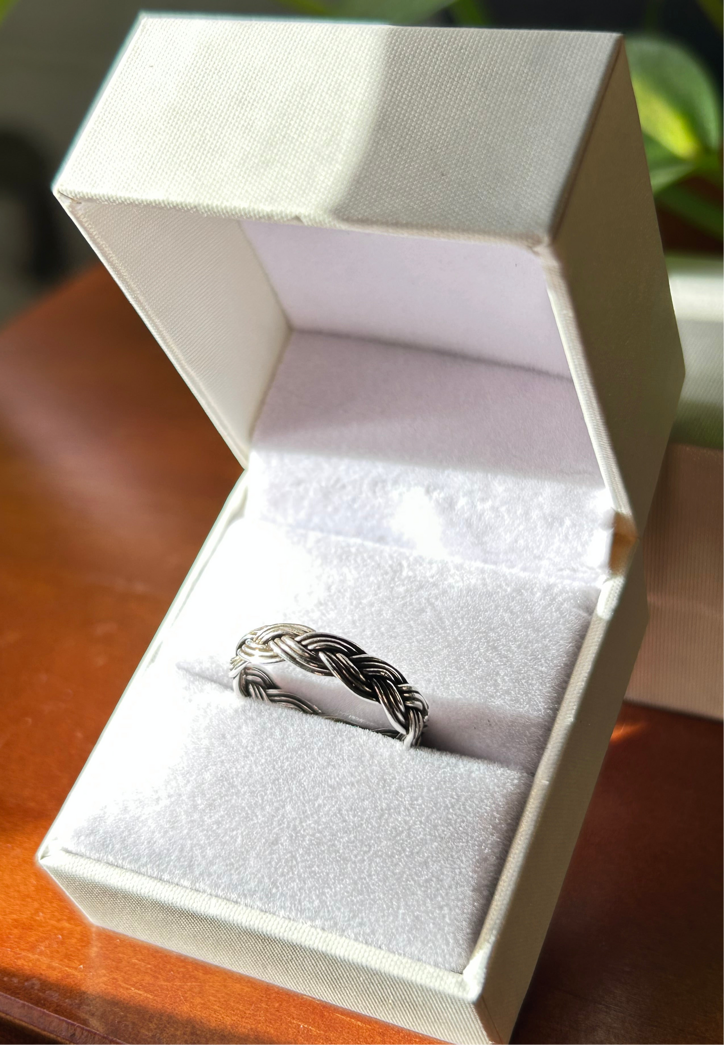 Anillo trenzado Bali infinito