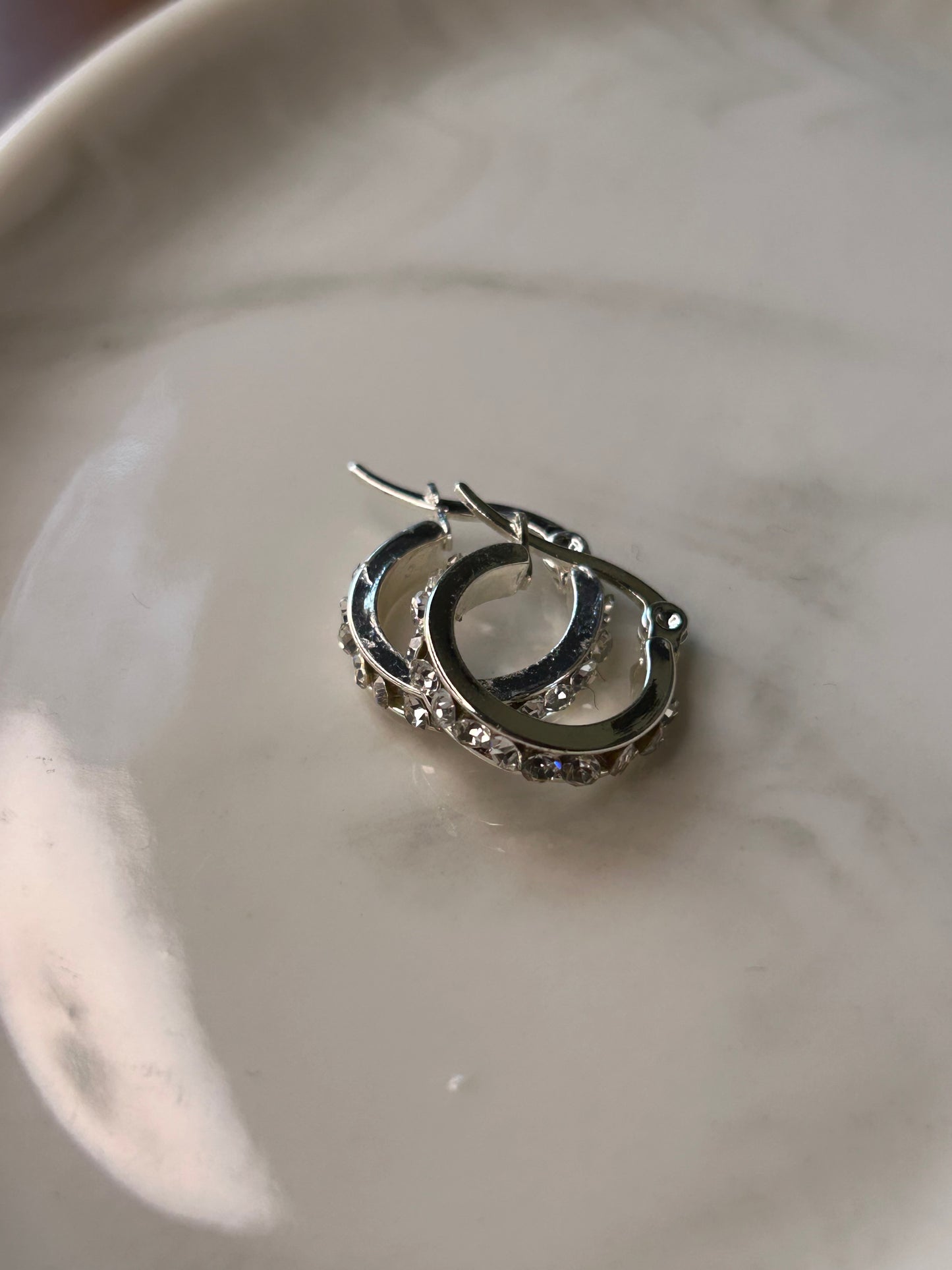 Aros huggies circonia simple