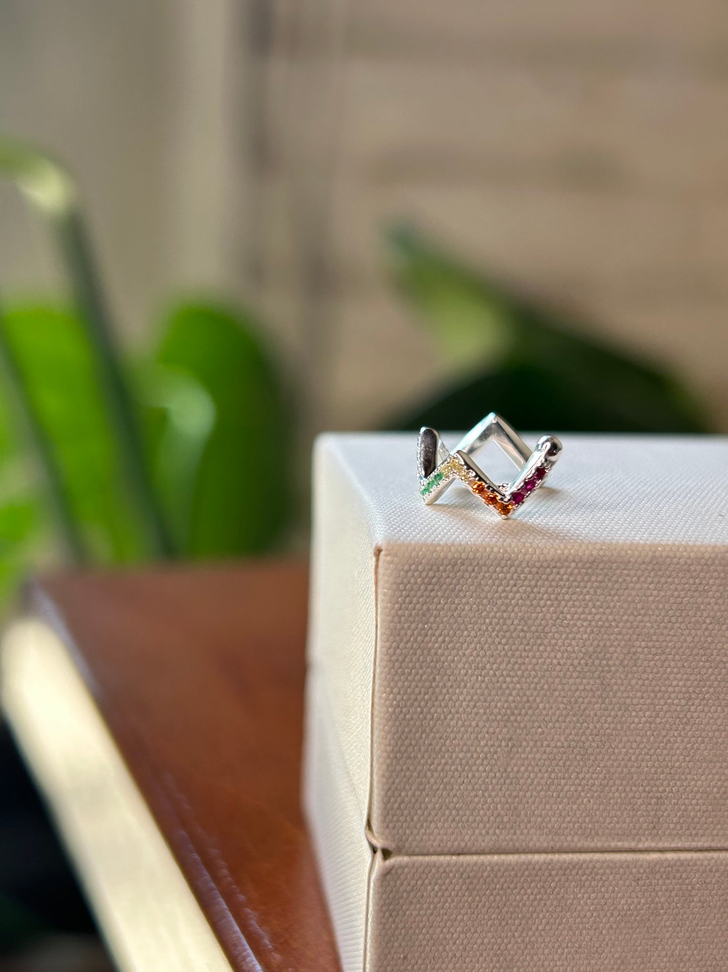 Ear cuff Zig zag colores