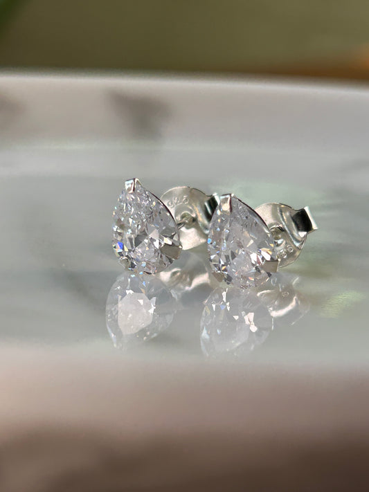 Caravanas gota cristal