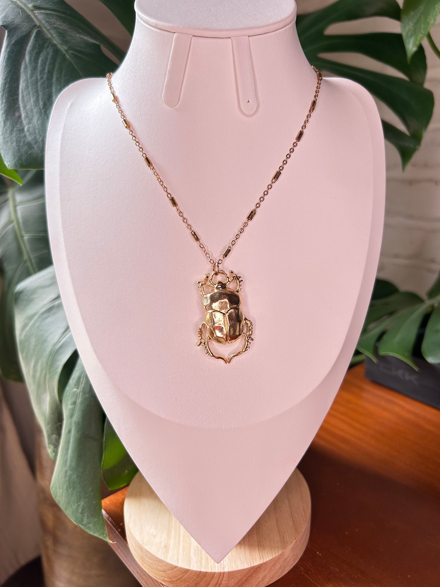 Collar XL Escarabajo Gold