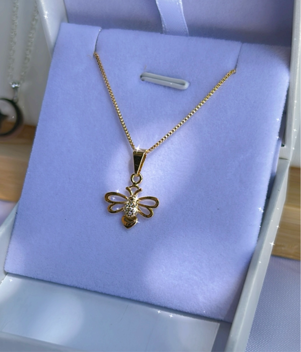 Conjunto abejita circonias