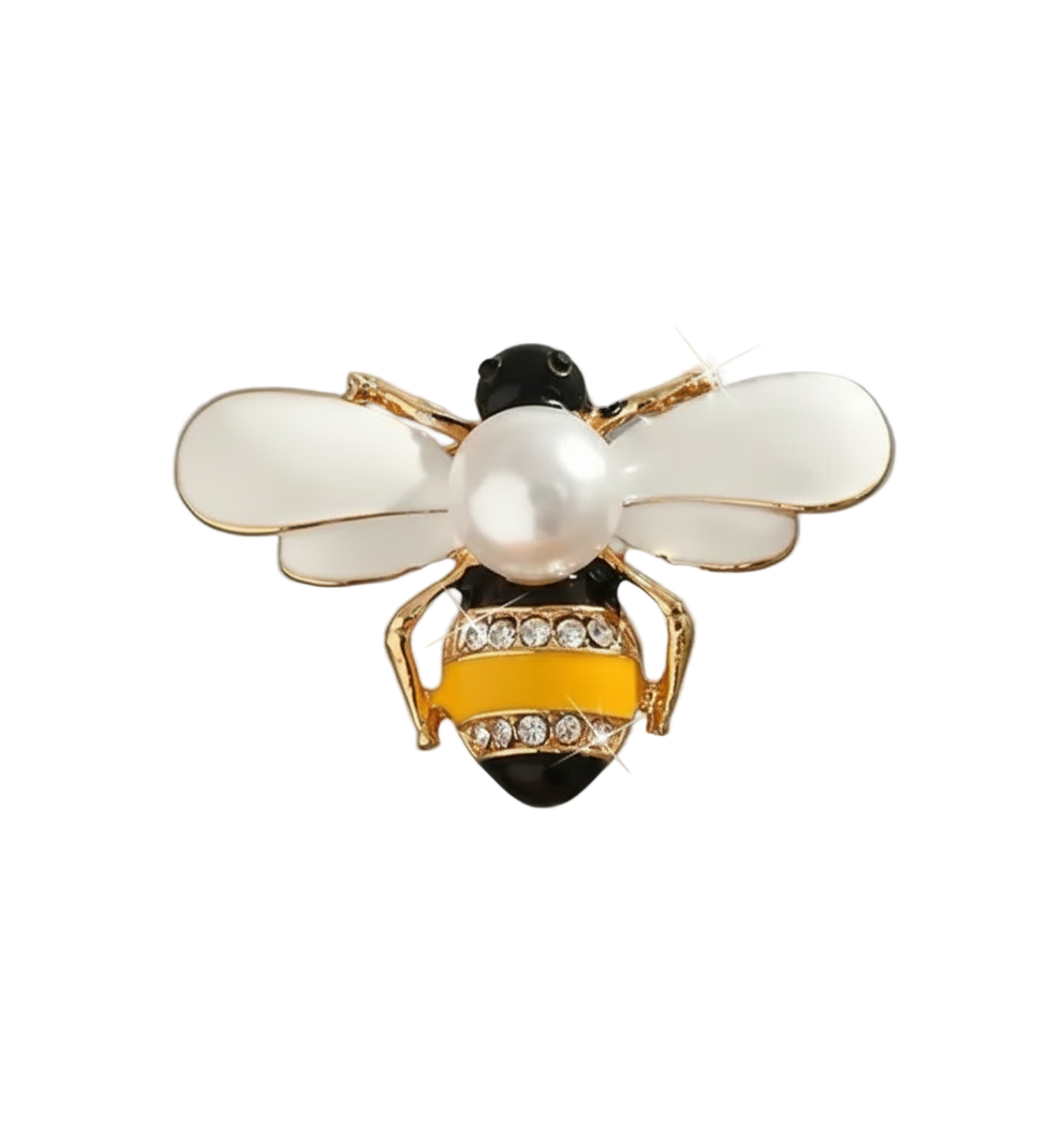 Prendedor Abejita y Perla