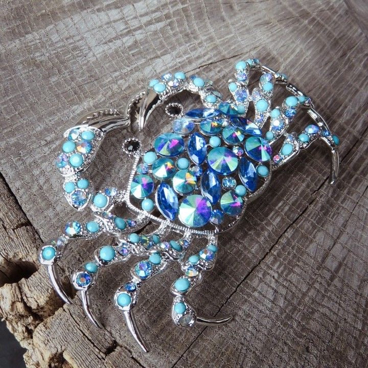 Prendedor Cangrejo Blue
