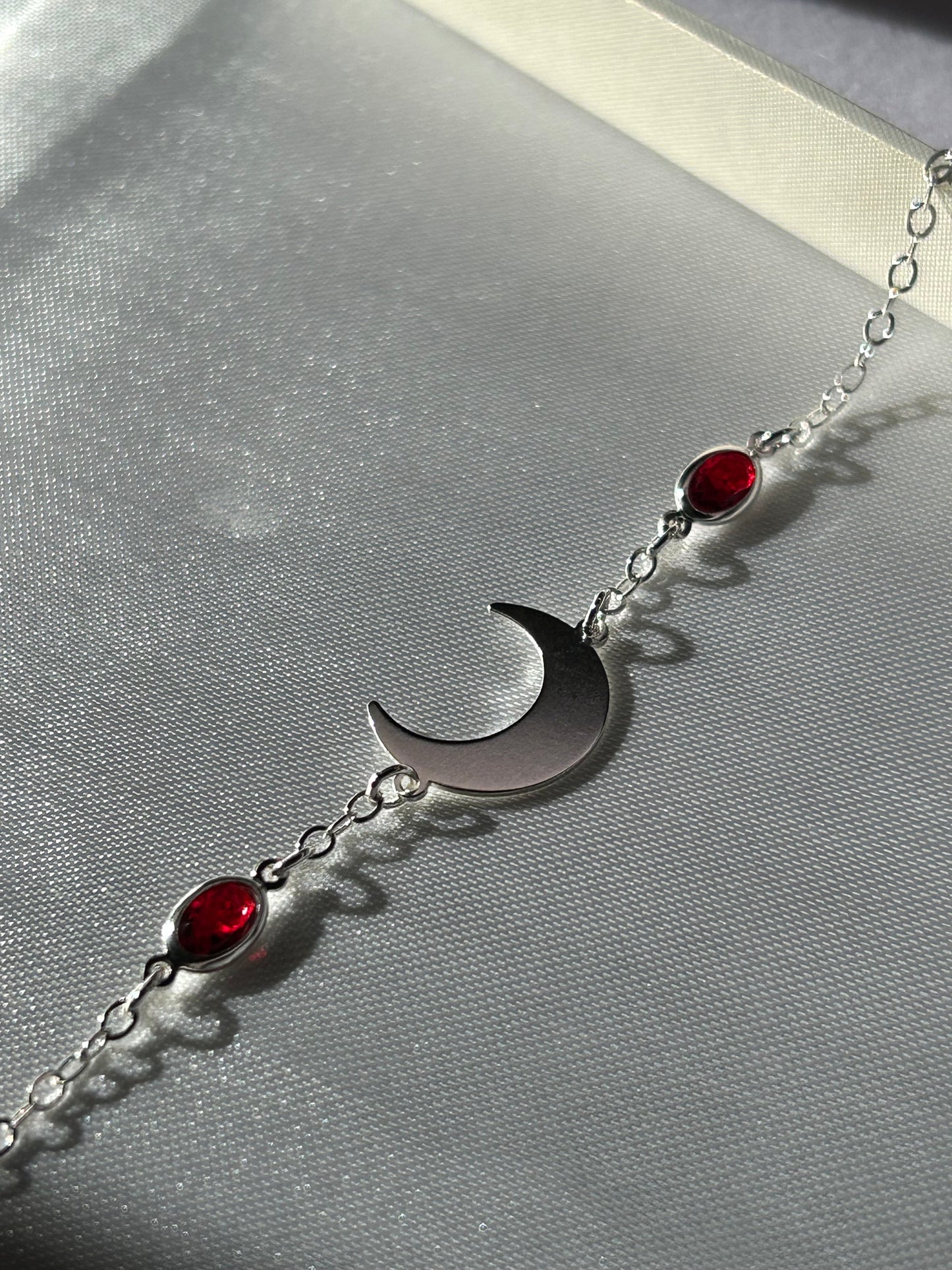 Pulsera luna 2 circonias