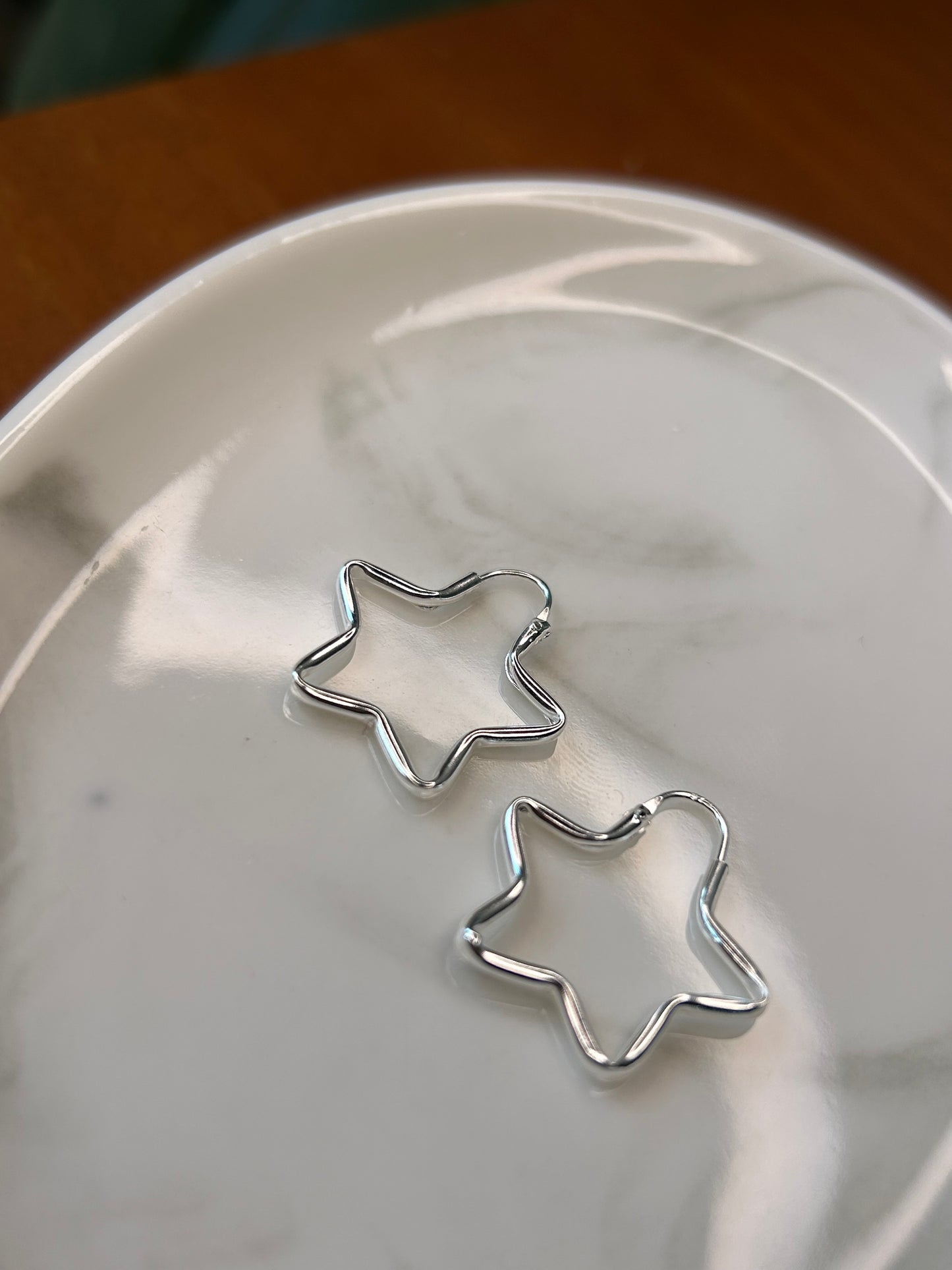 Aros estrella calada
