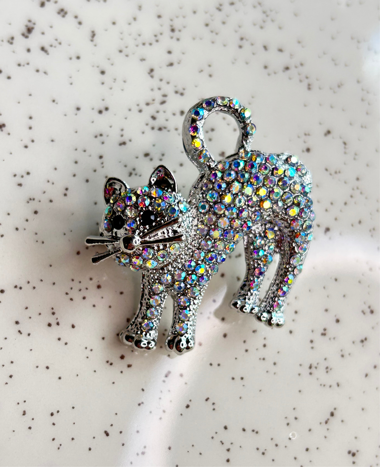 Prendedor gato rainbow