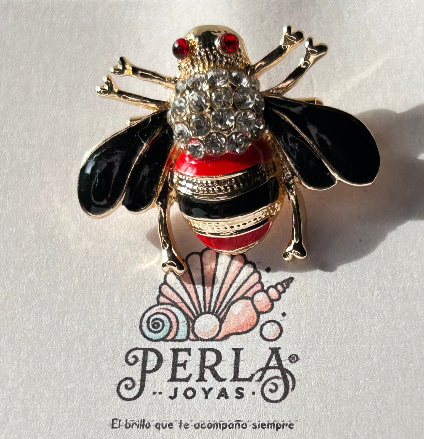 Prendedor abejita black