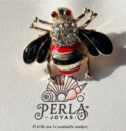 Prendedor abejita black
