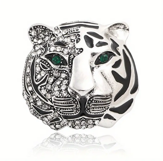 Prendedor Tigre Silver