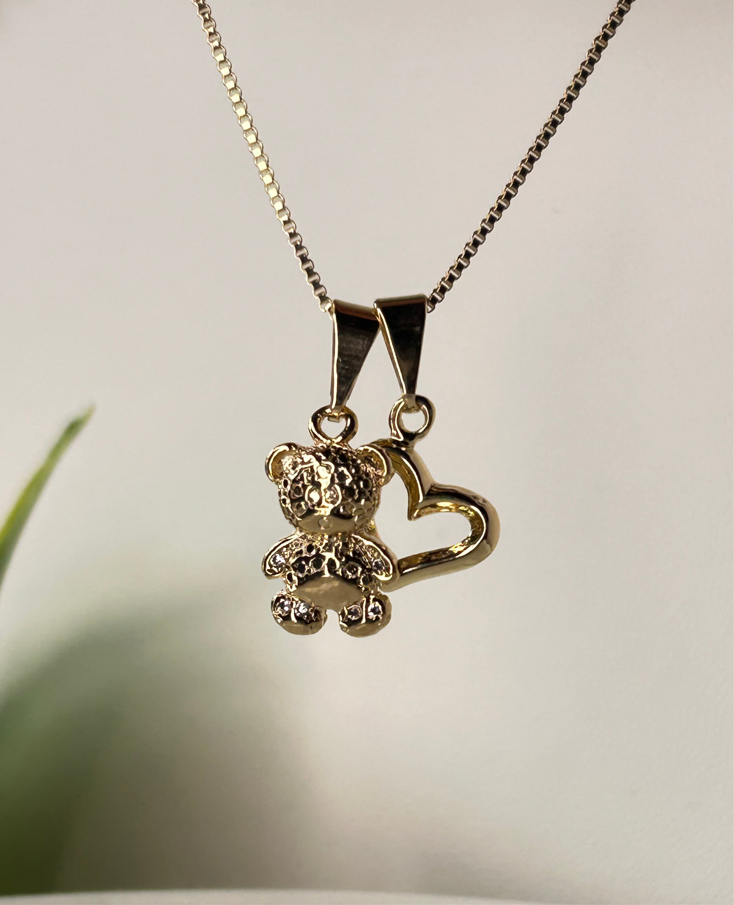 Conjunto osito corazón