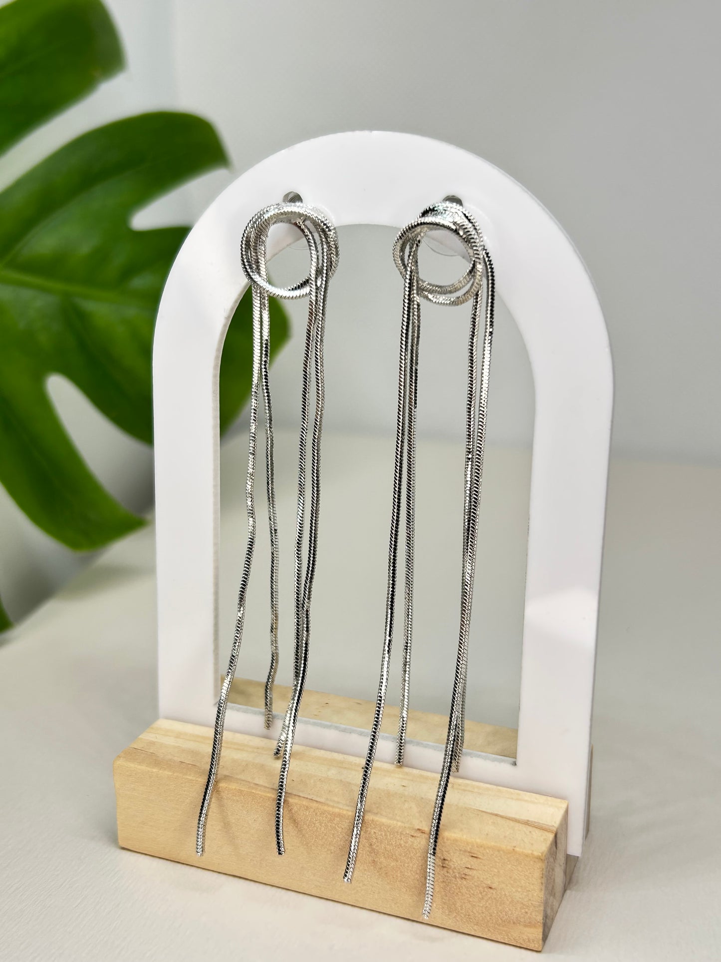 Aros largos Silver