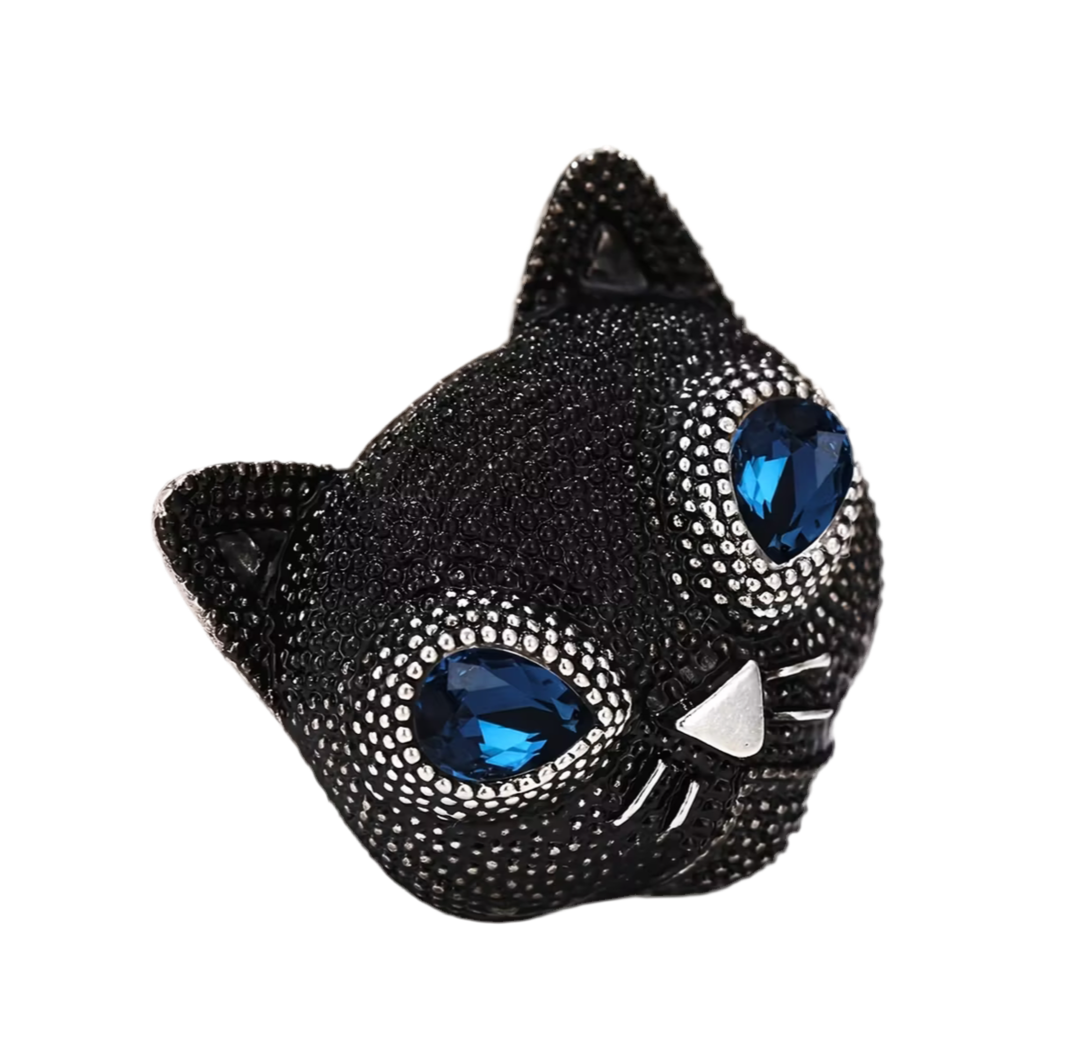 Prendedor Gato Negro