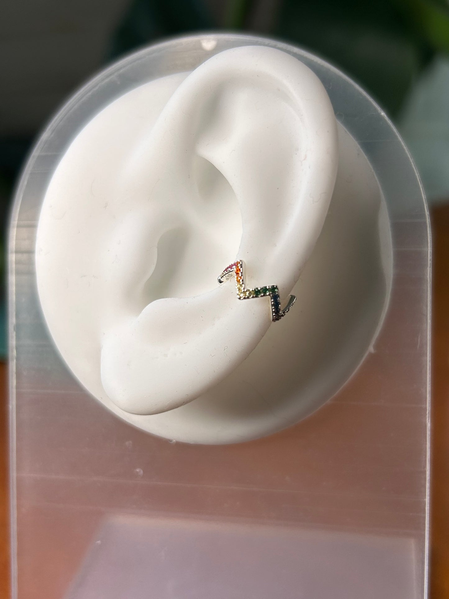 Ear cuff Zig zag colores