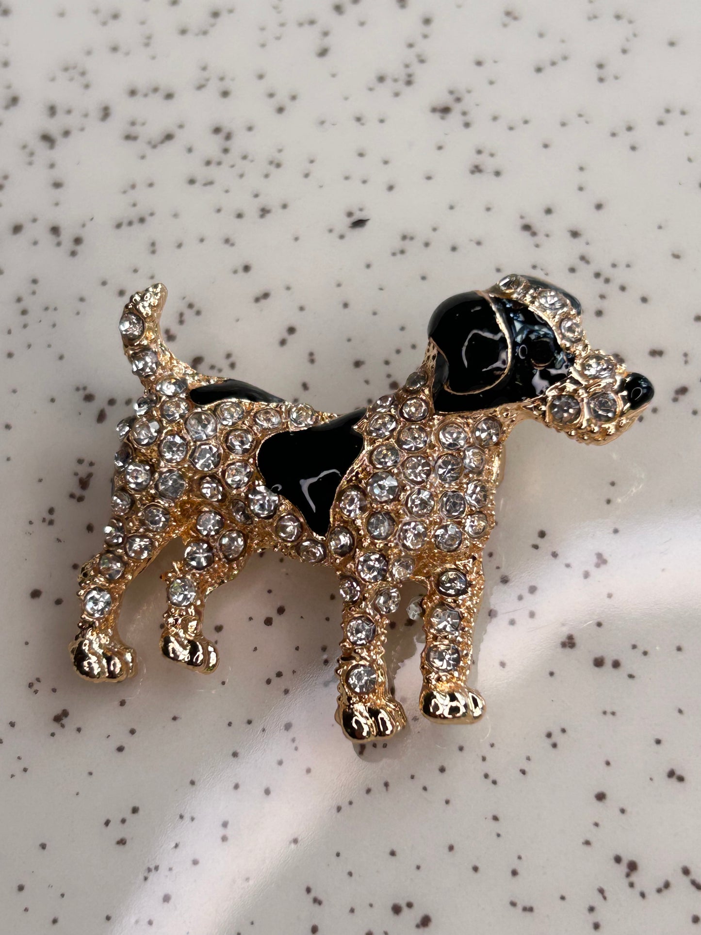 Prendedor perrito manchas