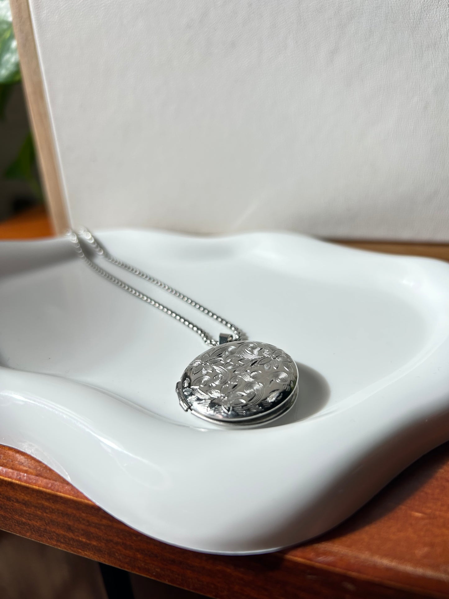 Collar relicario Silver