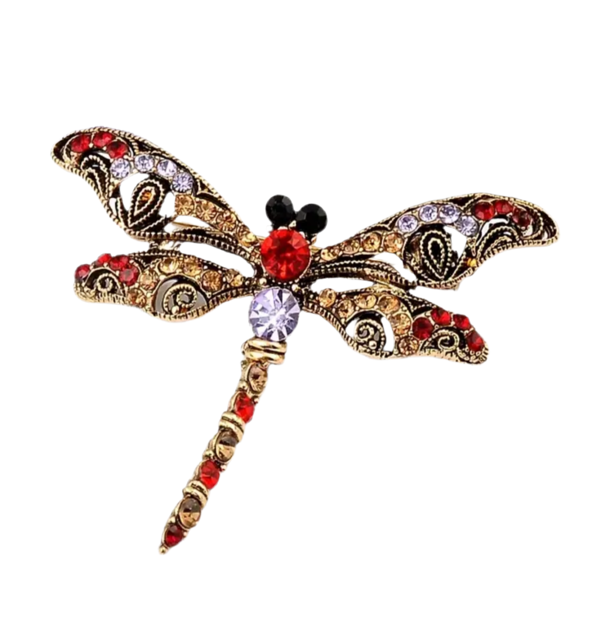 Prendedor Libélula Vintage lo