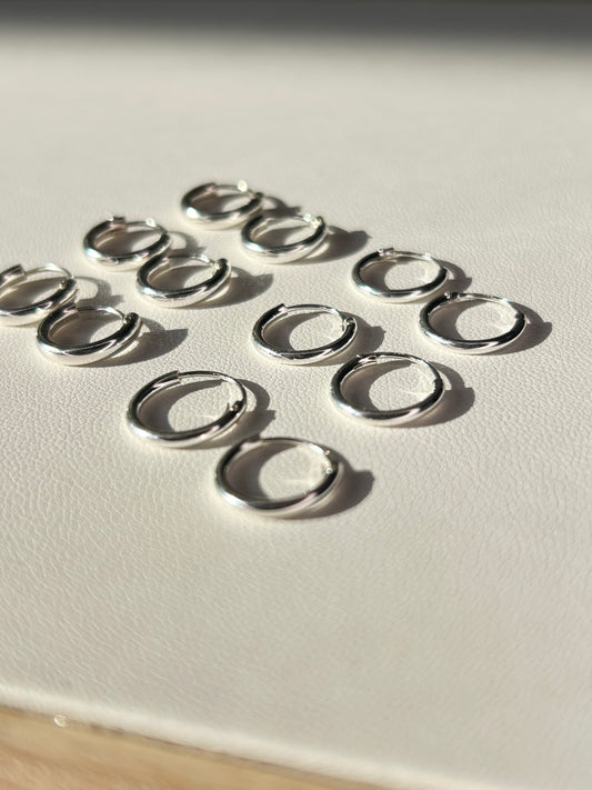 Aritos argollitas lisos